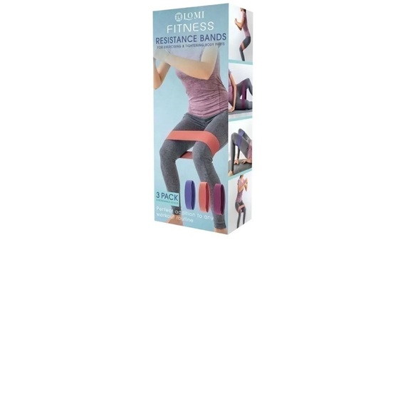 LOMI Resistance Band Set, 3 Pieces Hip Booty for Gym Home Workout (Set of 3) - Picture 8 of 14